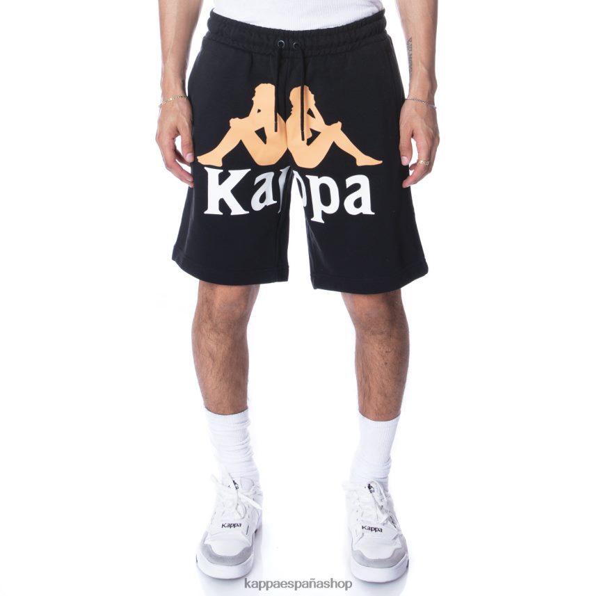 Kappa hombres pantalones cortos anjuan autenticos negro azabache 4P8JZR251