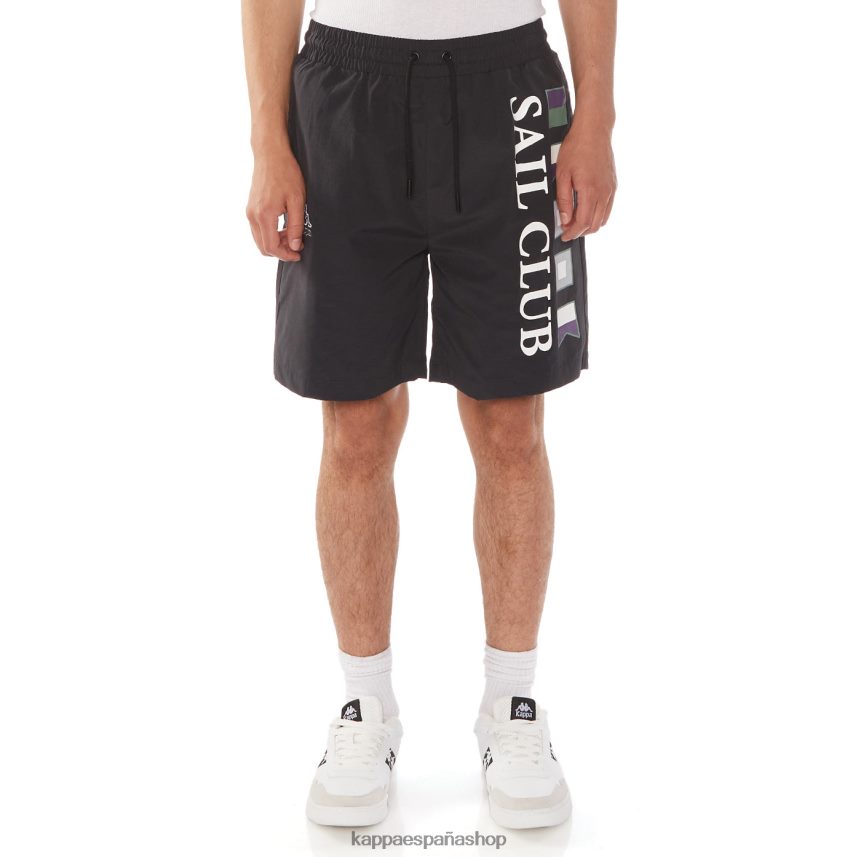 Kappa hombres pantalones cortos rojos azabache negro 4P8JZR218