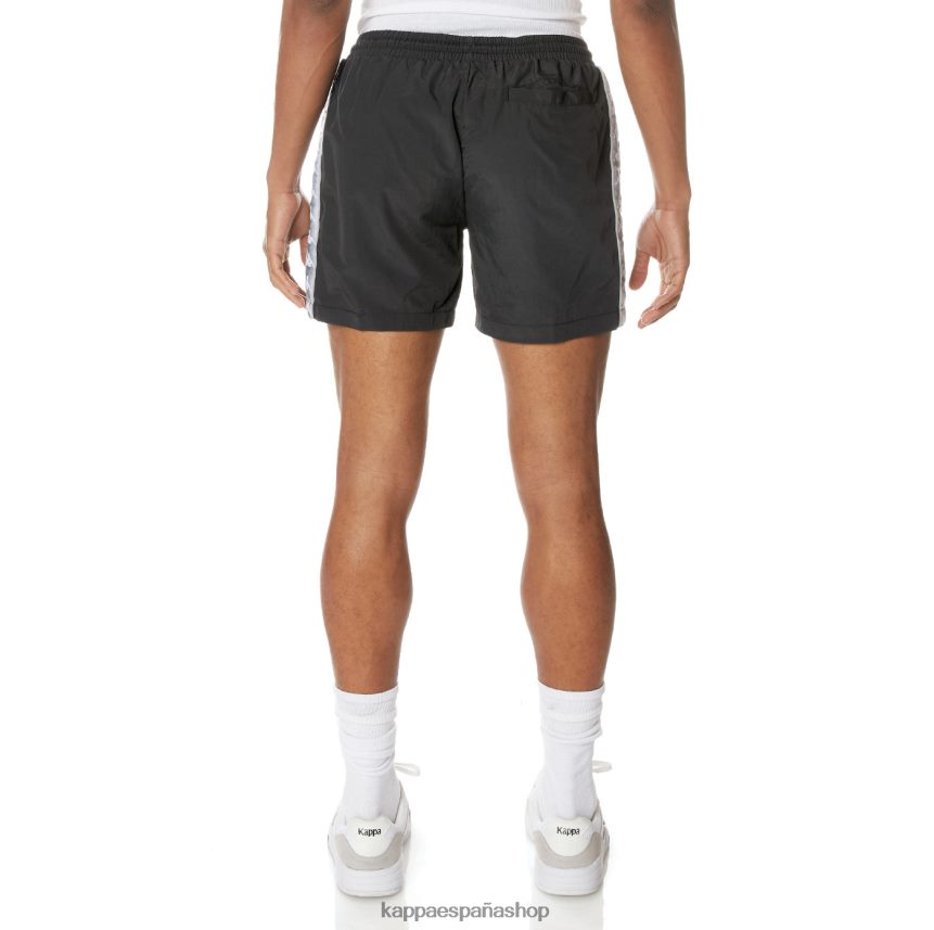 Kappa hombres shorts de baño 222 banda corty negro azabache 4P8JZR248