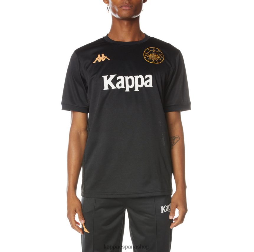 Kappa hombres auténtica camiseta de arnold negro azabache 4P8JZR213