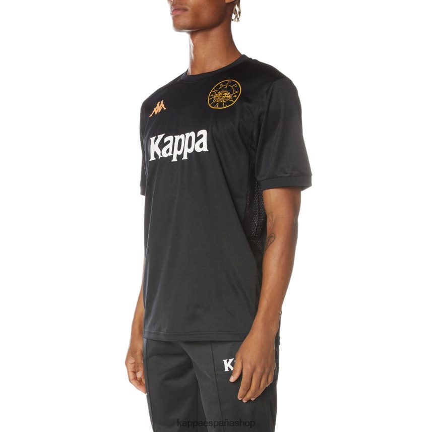 Kappa hombres auténtica camiseta de arnold negro azabache 4P8JZR213