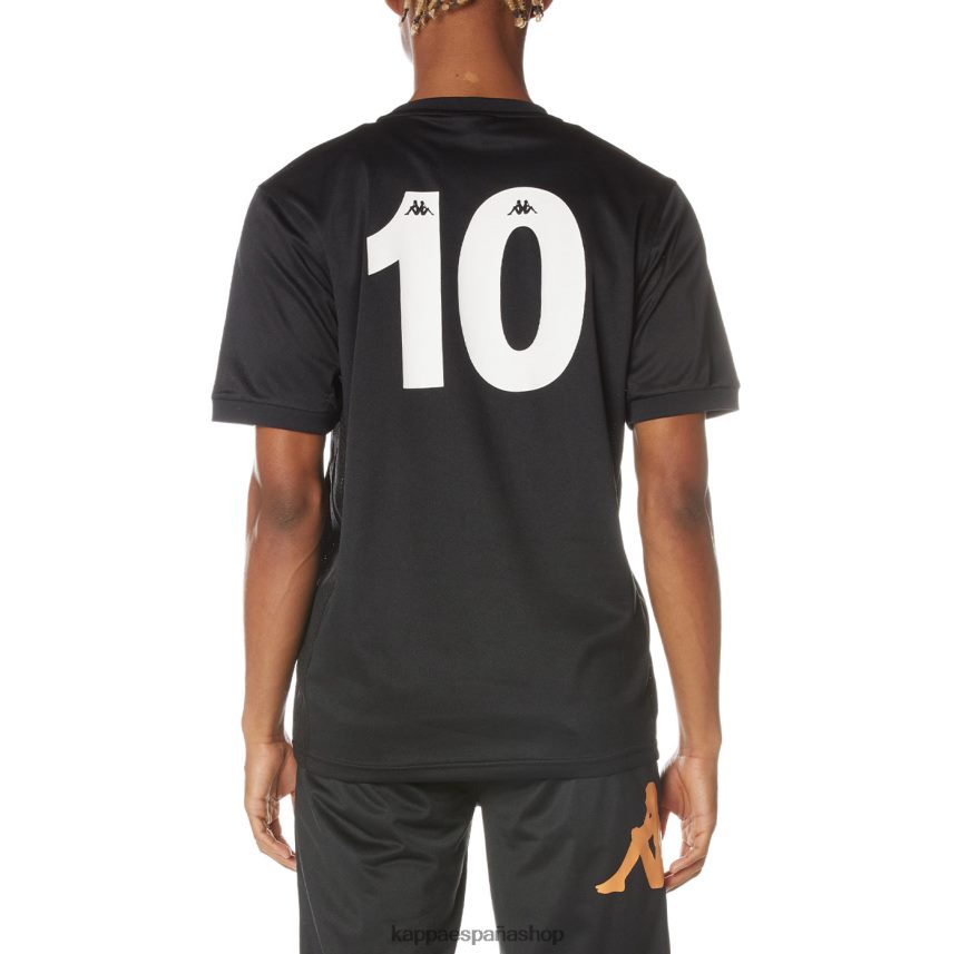 Kappa hombres auténtica camiseta de arnold negro azabache 4P8JZR213