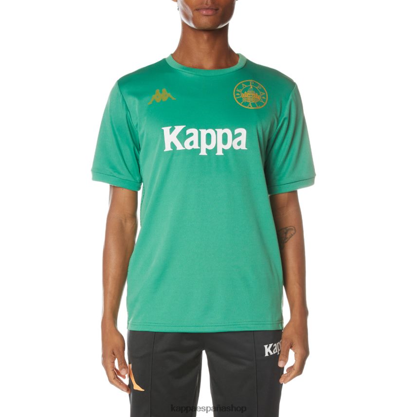 Kappa hombres auténtica camiseta de arnold verde 4P8JZR144