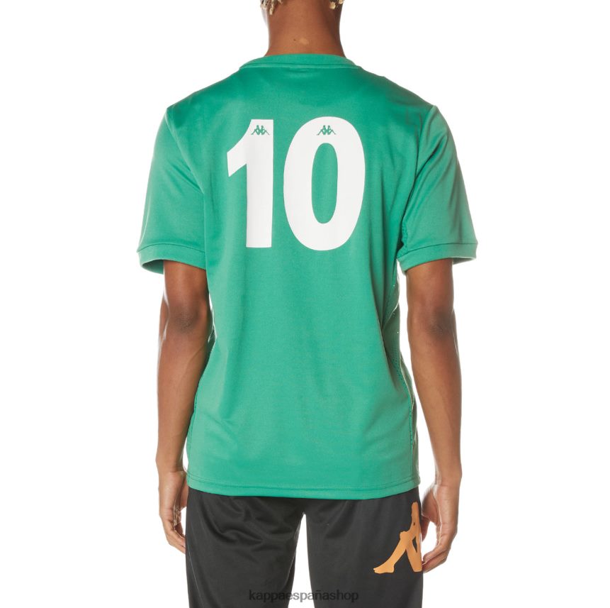Kappa hombres auténtica camiseta de arnold verde 4P8JZR144