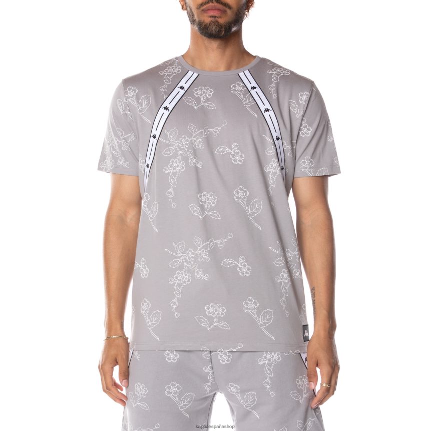 Kappa hombres auténtica camiseta jpn volfi gris 4P8JZR171