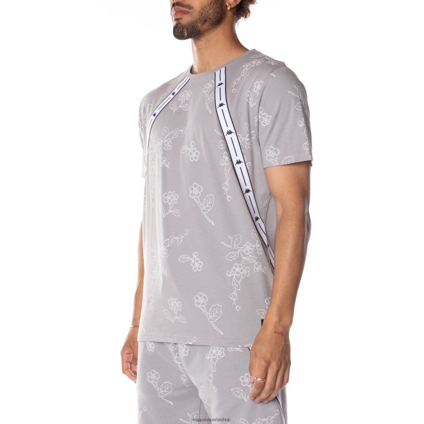 Kappa hombres auténtica camiseta jpn volfi gris 4P8JZR171