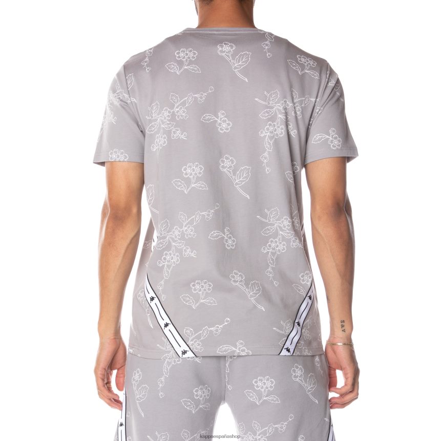 Kappa hombres auténtica camiseta jpn volfi gris 4P8JZR171