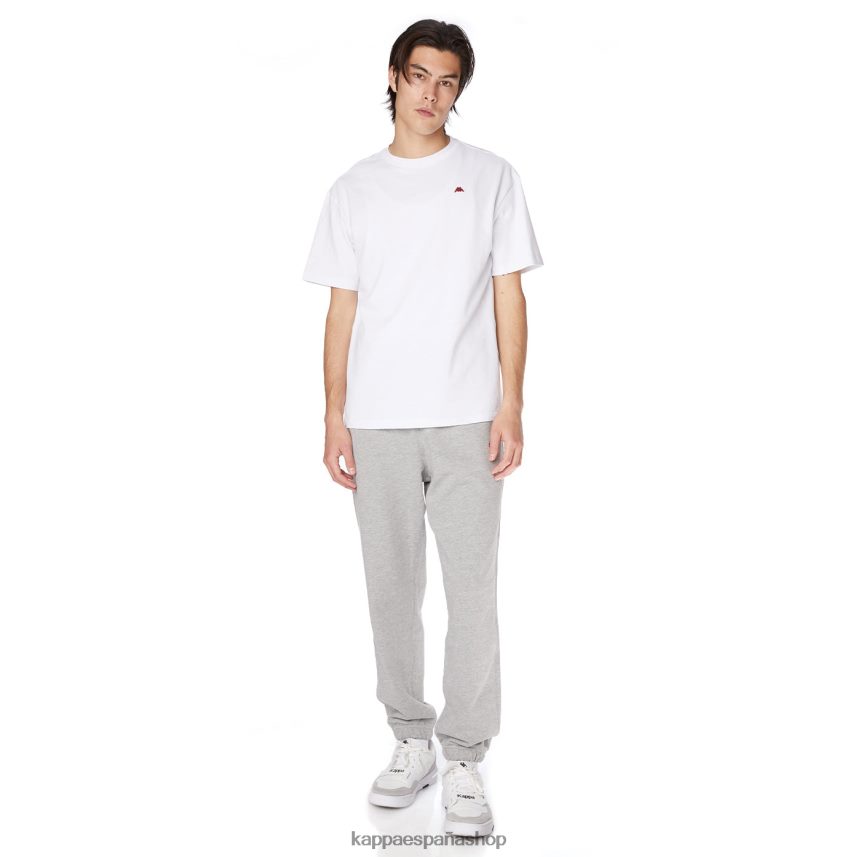 Kappa hombres bata giovani darphis camiseta blanco 4P8JZR201