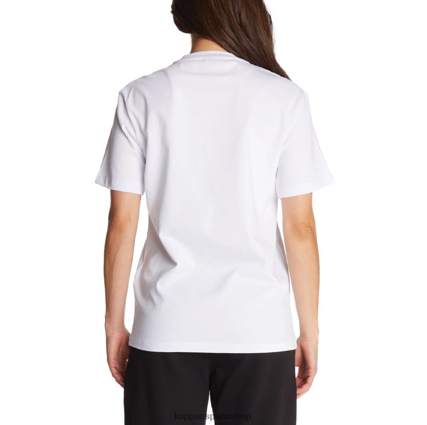 Kappa hombres bata giovani darphis camiseta blanco 4P8JZR201