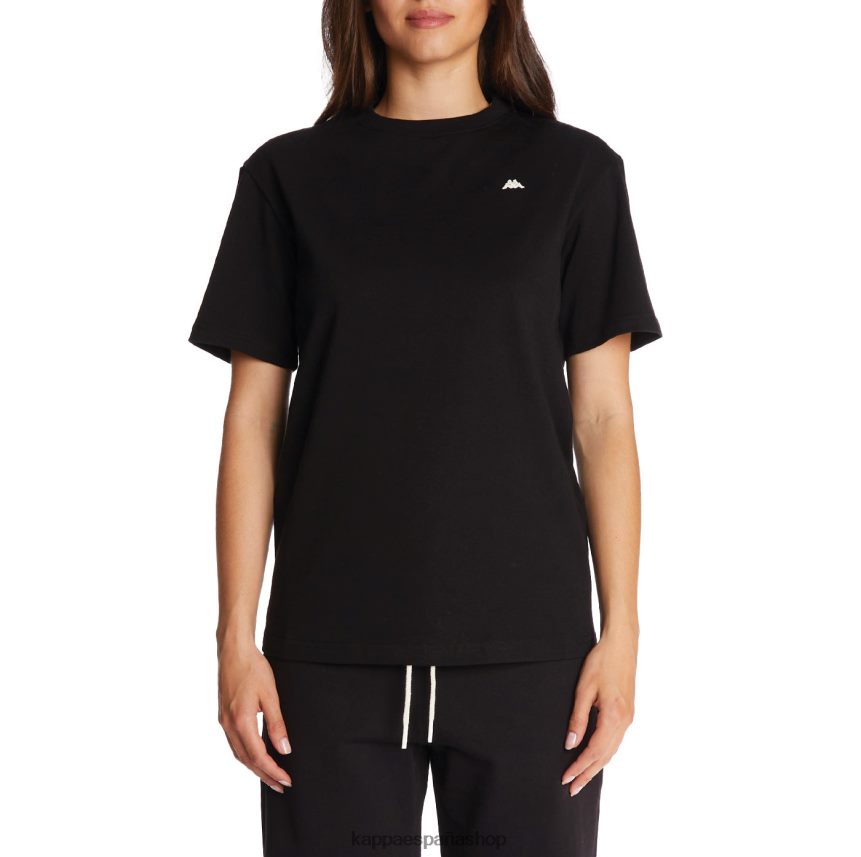 Kappa hombres bata giovani darphis camiseta negro 4P8JZR152