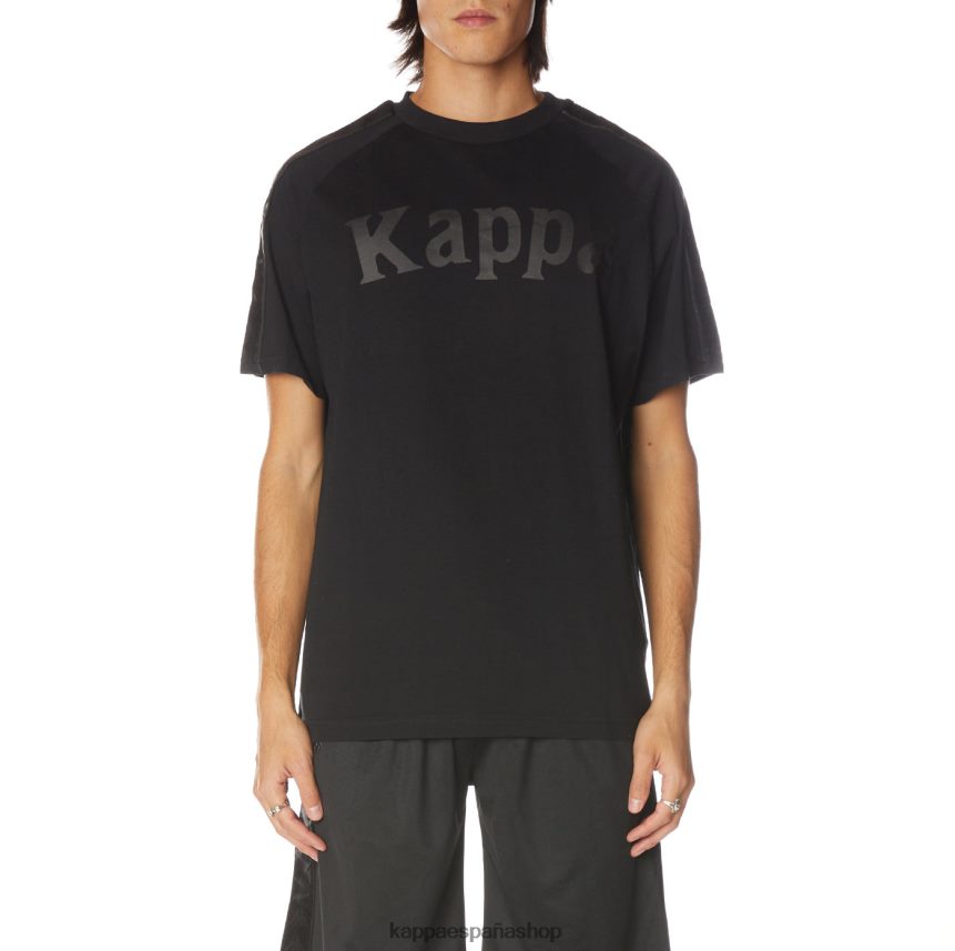 Kappa hombres camiseta 222 banda balima azabache negro 4P8JZR184