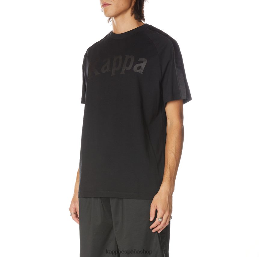Kappa hombres camiseta 222 banda balima azabache negro 4P8JZR184