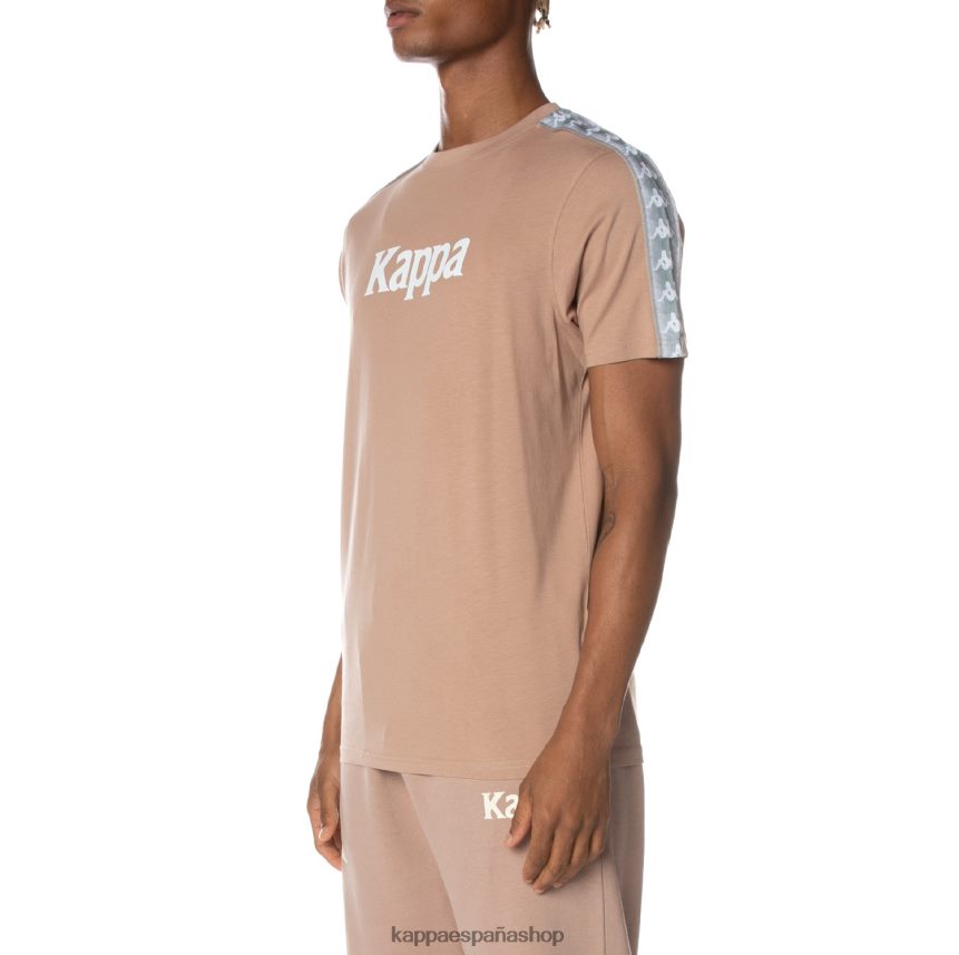 Kappa hombres camiseta 222 banda dabst beige 4P8JZR155