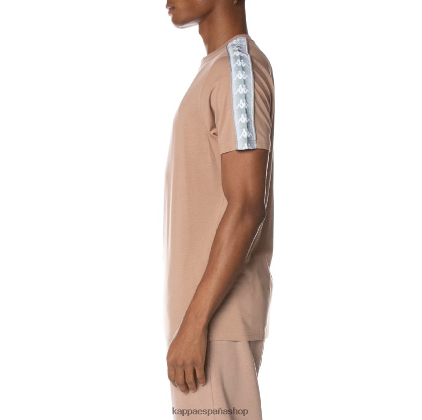 Kappa hombres camiseta 222 banda dabst beige 4P8JZR155