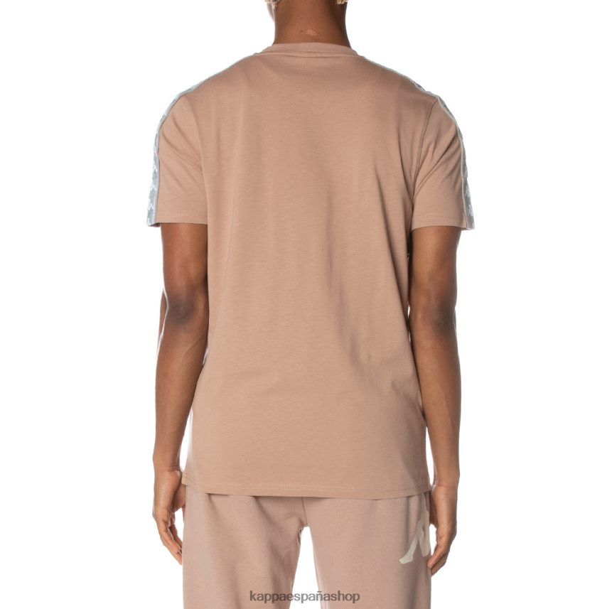 Kappa hombres camiseta 222 banda dabst beige 4P8JZR155
