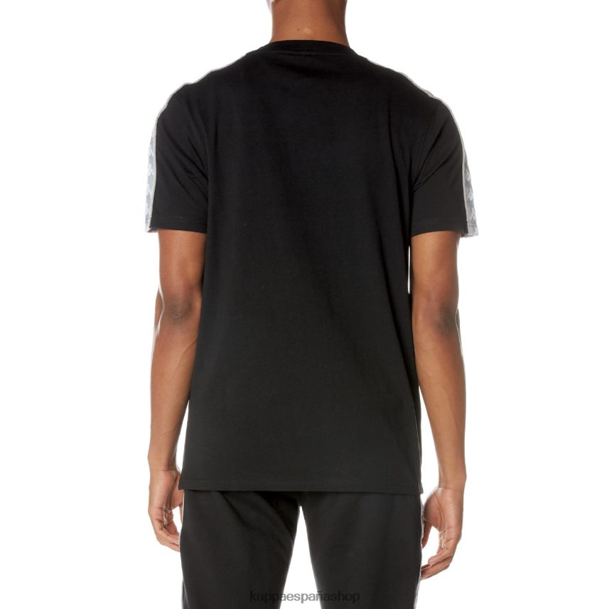 Kappa hombres camiseta 222 banda dabst negro azabache 4P8JZR158