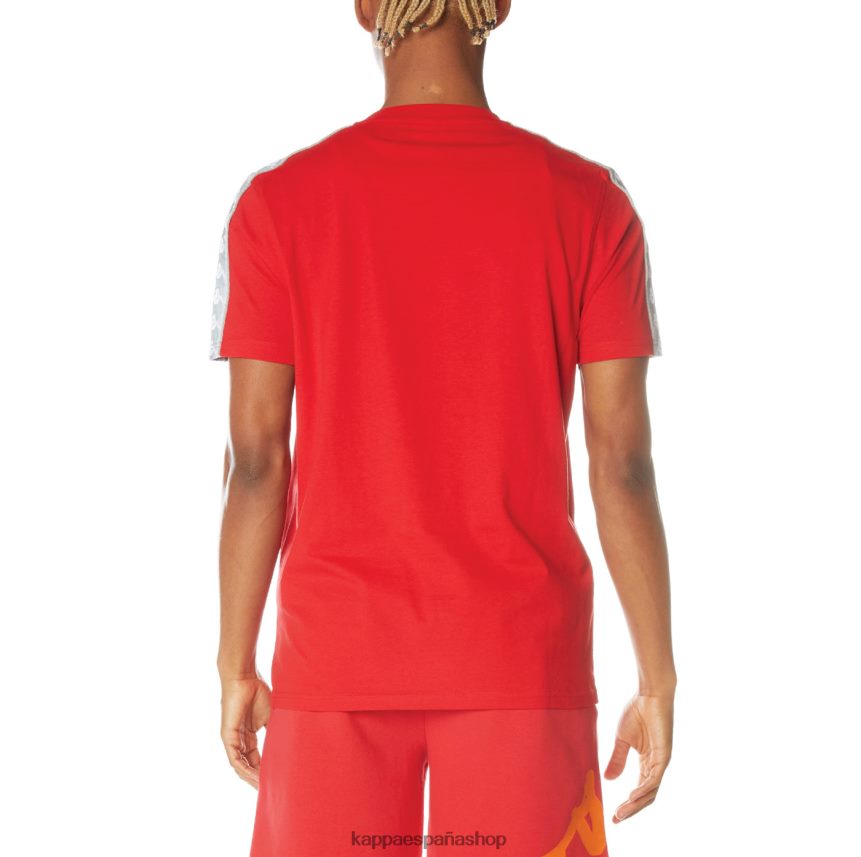 Kappa hombres camiseta 222 banda dabst rojo 4P8JZR141