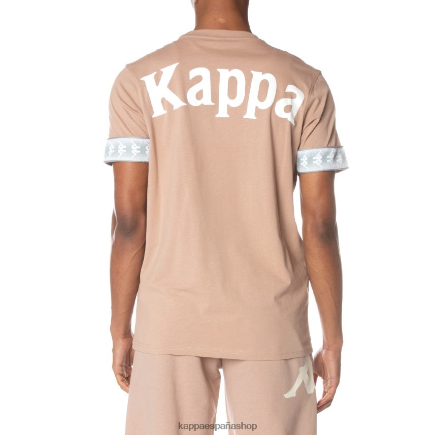Kappa hombres camiseta 222 banda torby beige 4P8JZR154