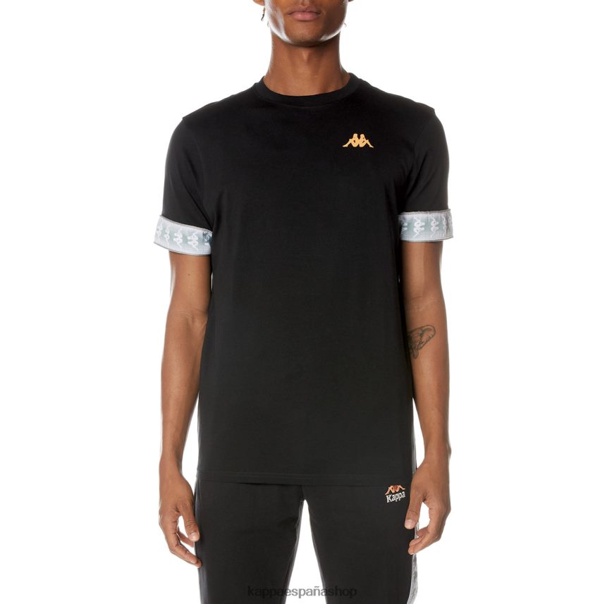 Kappa hombres camiseta 222 banda torby negro azabache 4P8JZR131