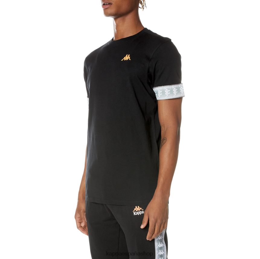 Kappa hombres camiseta 222 banda torby negro azabache 4P8JZR131