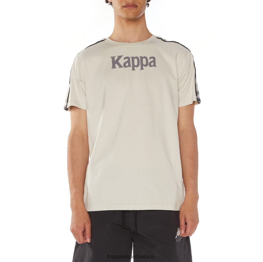 Kappa hombres camiseta artemisa auténtica gris 4P8JZR124