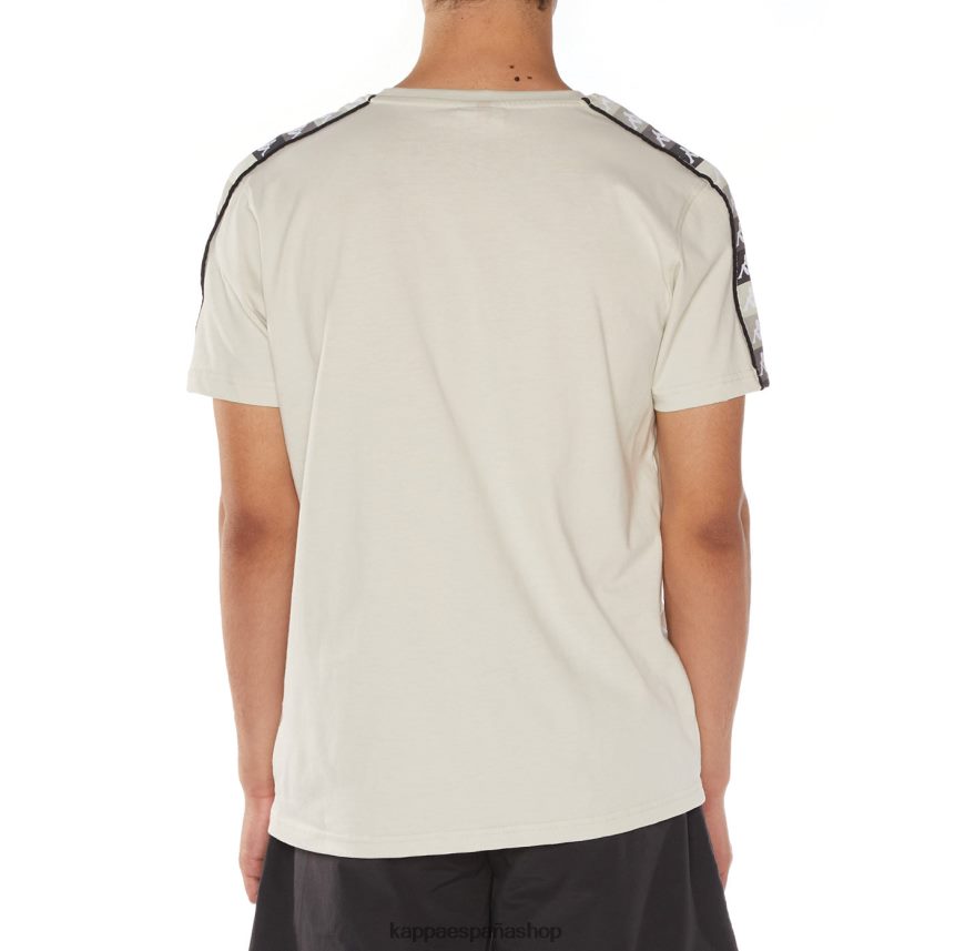 Kappa hombres camiseta artemisa auténtica gris 4P8JZR124