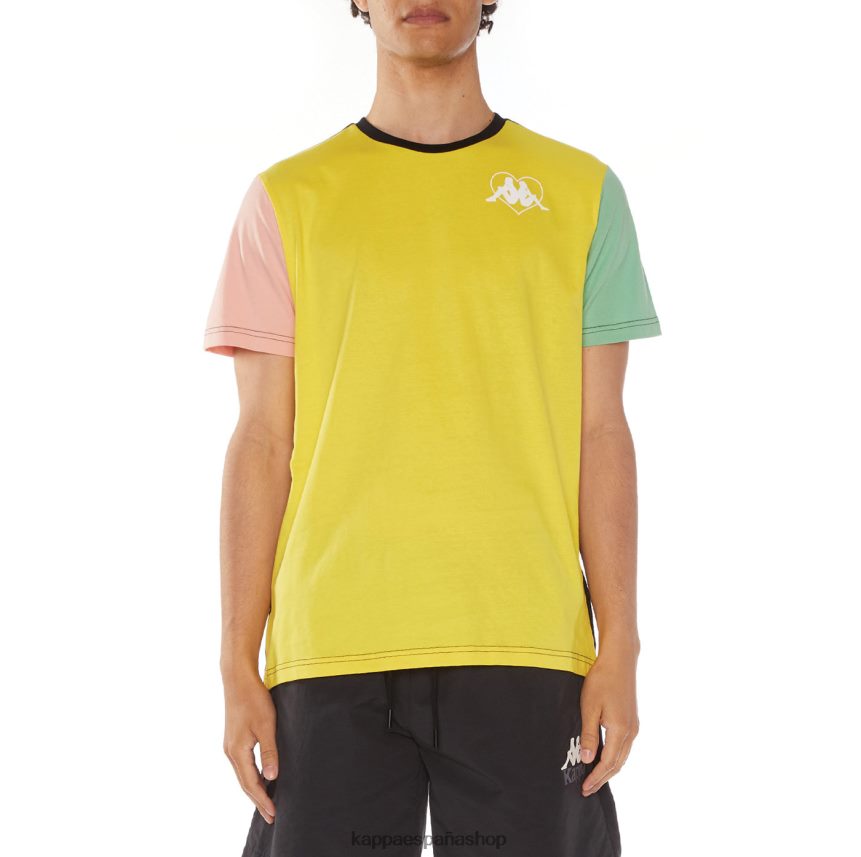 Kappa hombres camiseta auténtica de zabrze azabache negro 4P8JZR103