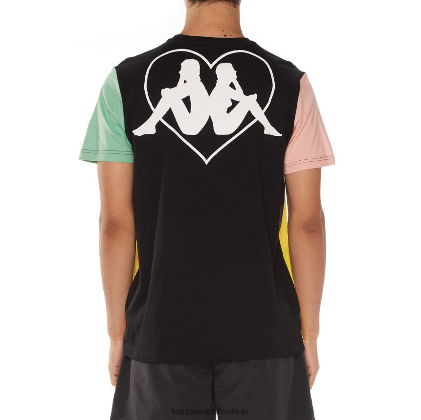 Kappa hombres camiseta auténtica de zabrze azabache negro 4P8JZR103