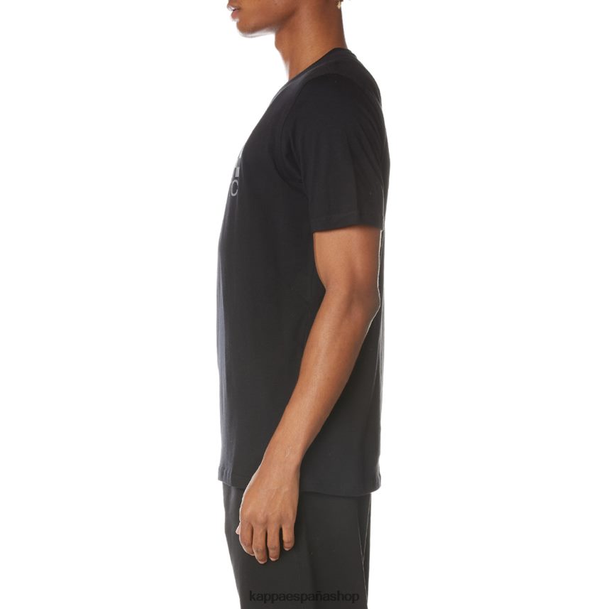 Kappa hombres camiseta autentica del rio azabache negro 4P8JZR133