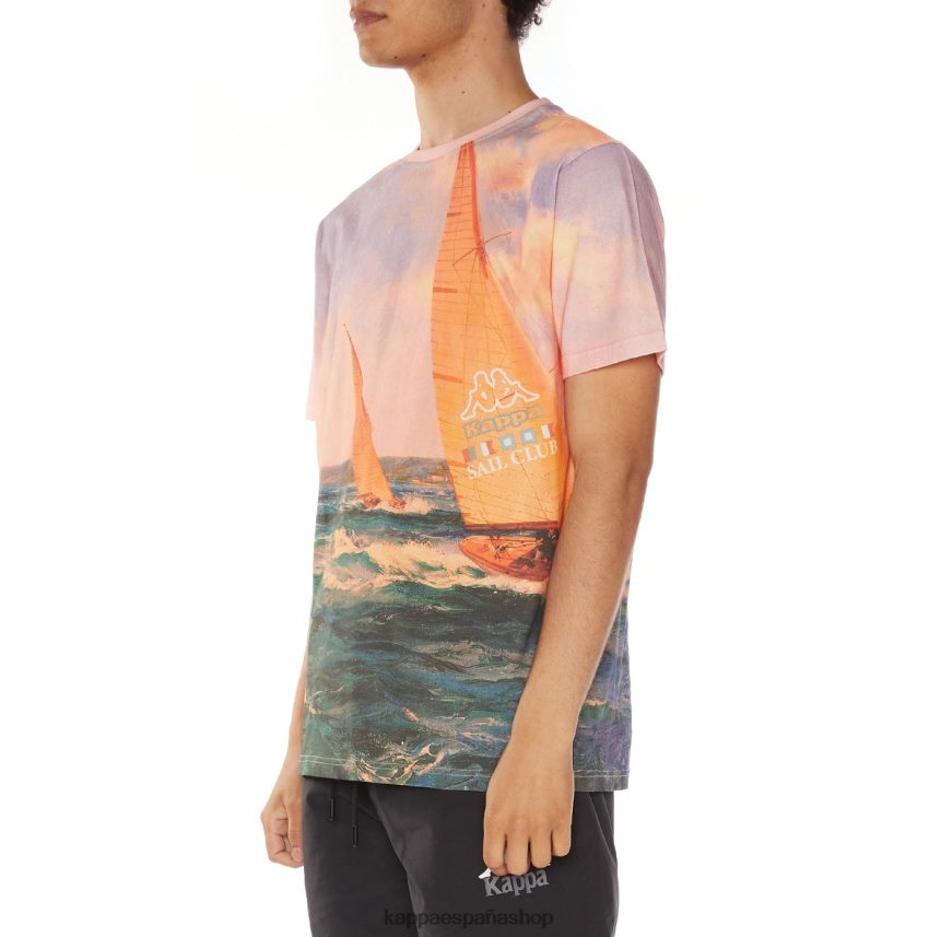 Kappa hombres camiseta carter beige 4P8JZR117