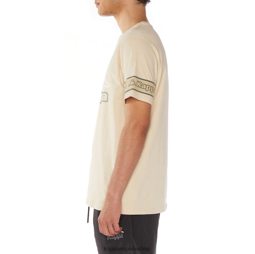 Kappa hombres camiseta con logo propio beige 4P8JZR113