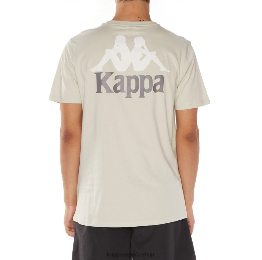 Kappa hombres camiseta de auténticos capaces gris 4P8JZR126