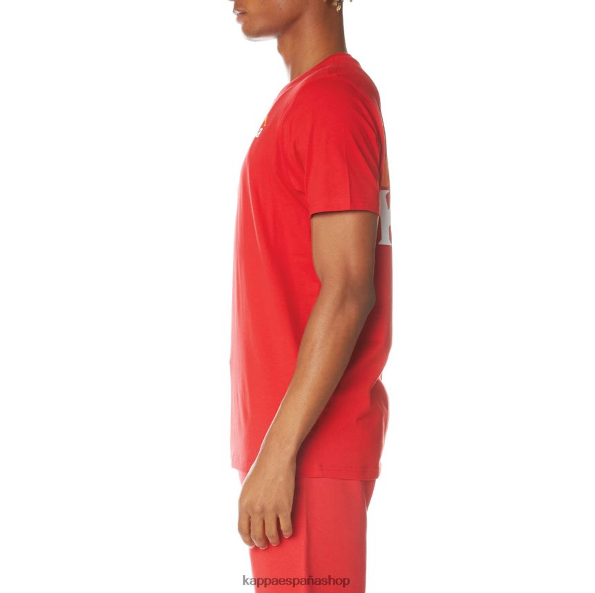 Kappa hombres camiseta de auténticos capaces rojo 4P8JZR147