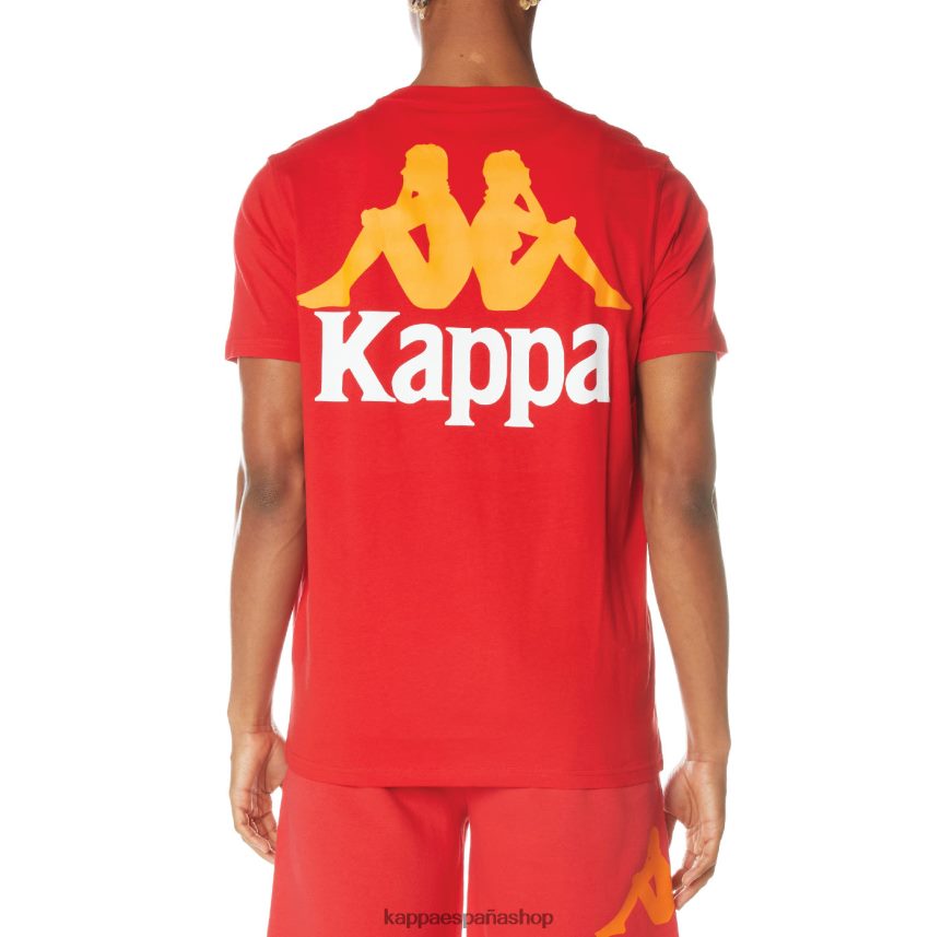 Kappa hombres camiseta de auténticos capaces rojo 4P8JZR147