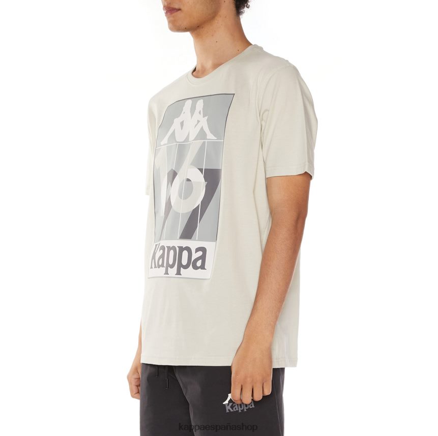 Kappa hombres camiseta de quinn gris 4P8JZR140