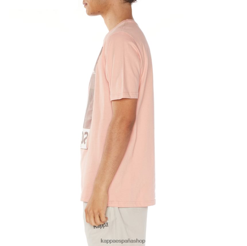 Kappa hombres camiseta de quinn rosa 4P8JZR107