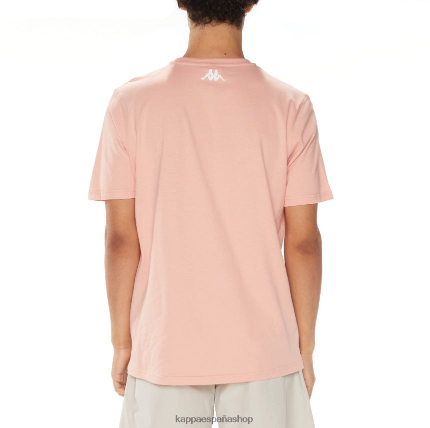 Kappa hombres camiseta de quinn rosa 4P8JZR107
