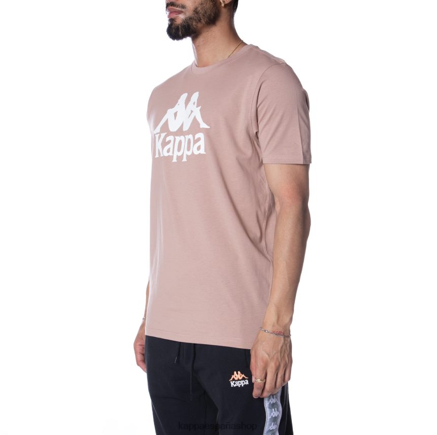 Kappa hombres camiseta estessi autentica beige 4P8JZR156