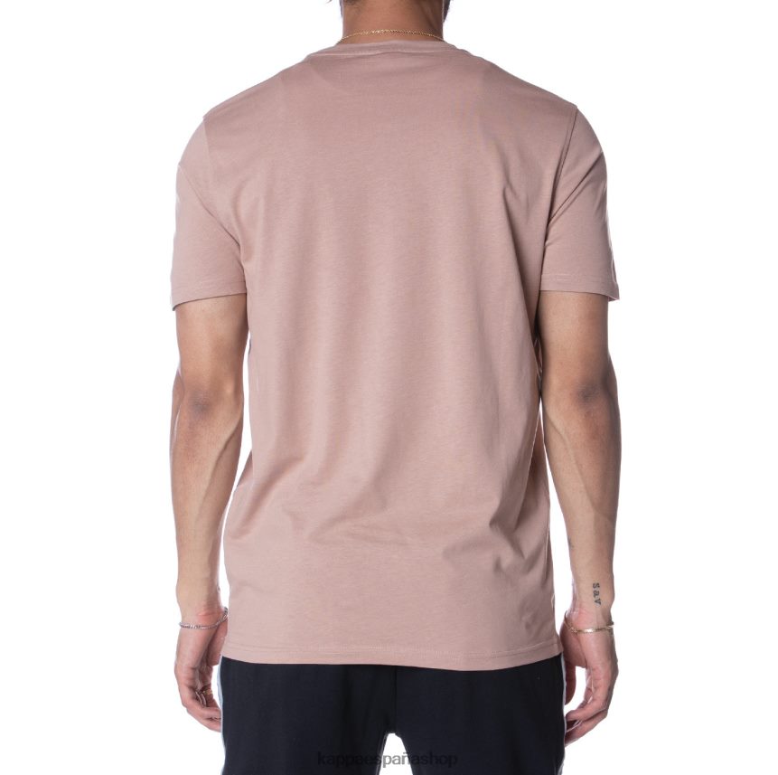Kappa hombres camiseta estessi autentica beige 4P8JZR156