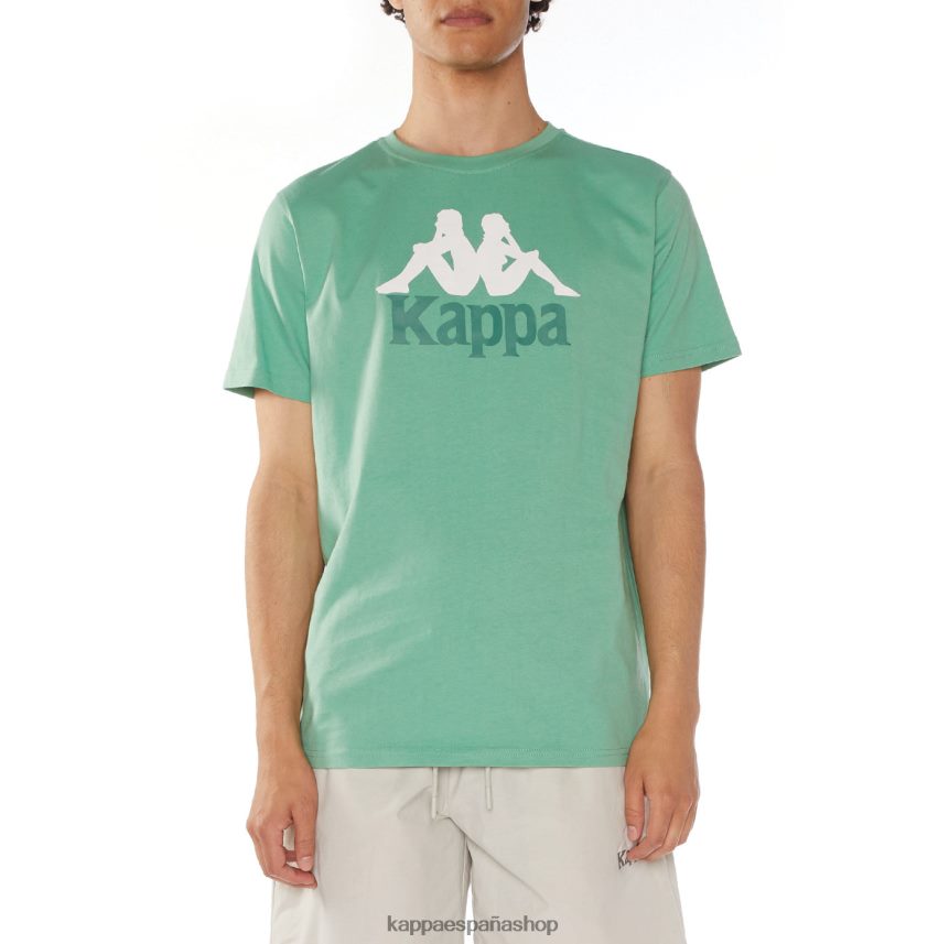 Kappa hombres camiseta estessi autentica verde 4P8JZR106