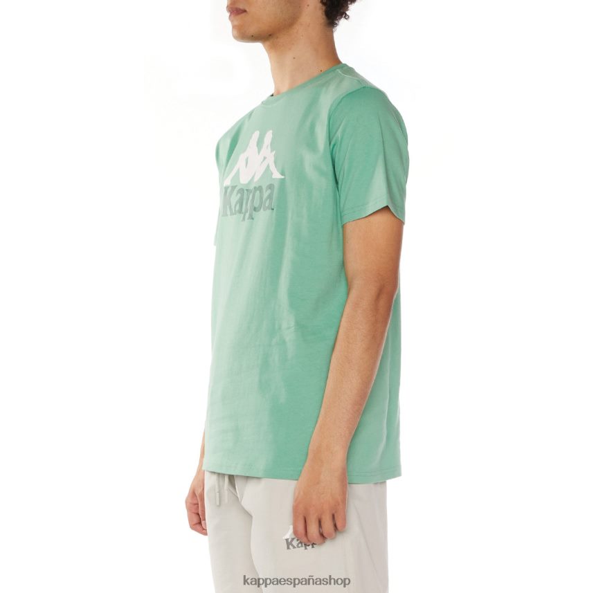Kappa hombres camiseta estessi autentica verde 4P8JZR106