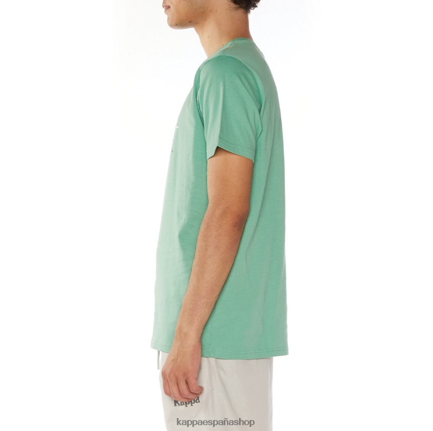 Kappa hombres camiseta estessi autentica verde 4P8JZR106