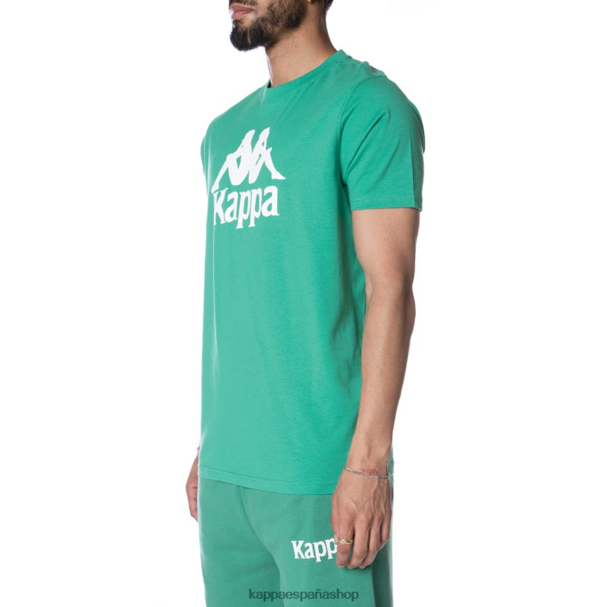 Kappa hombres camiseta estessi autentica verde 4P8JZR148