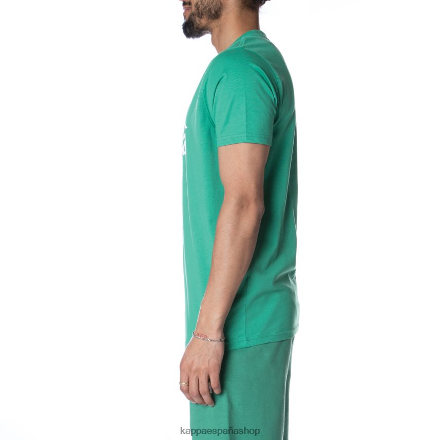 Kappa hombres camiseta estessi autentica verde 4P8JZR148