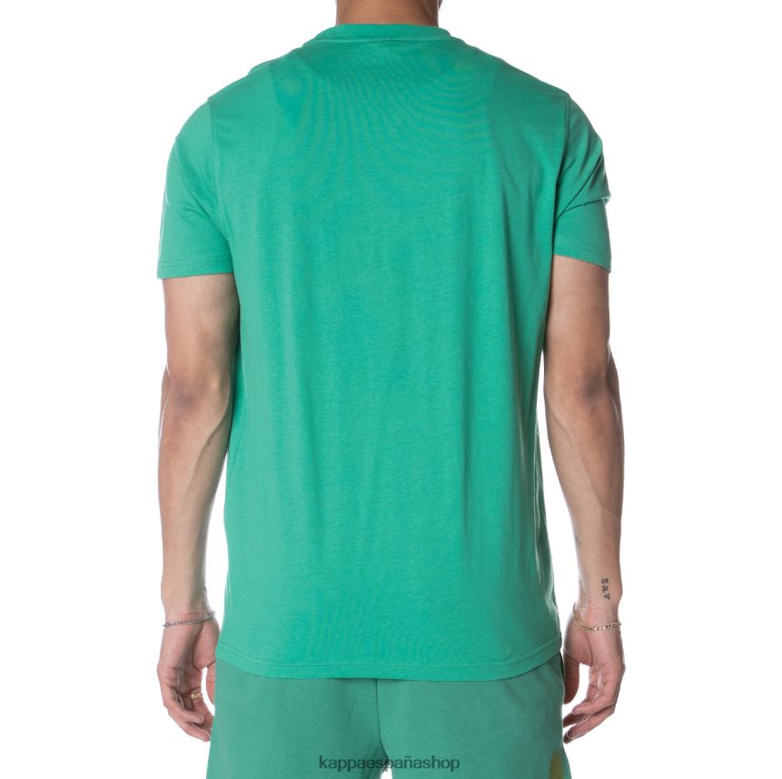 Kappa hombres camiseta estessi autentica verde 4P8JZR148