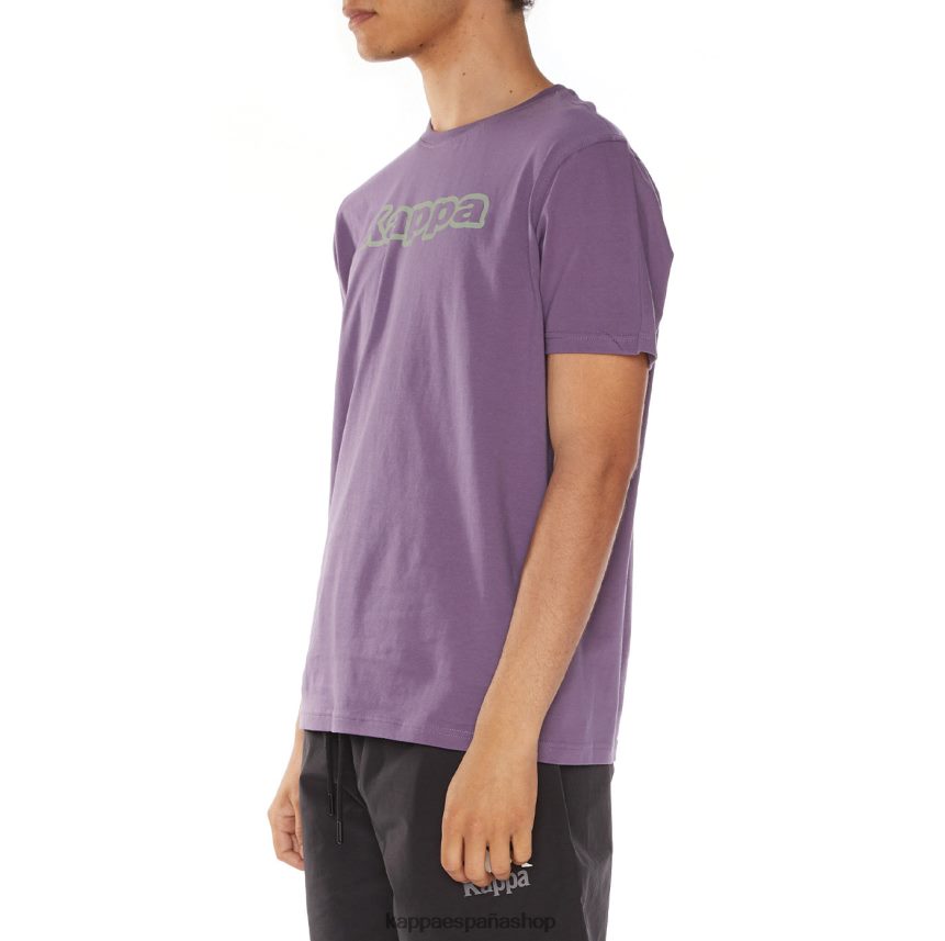 Kappa hombres camiseta onis logo Violeta 4P8JZR123