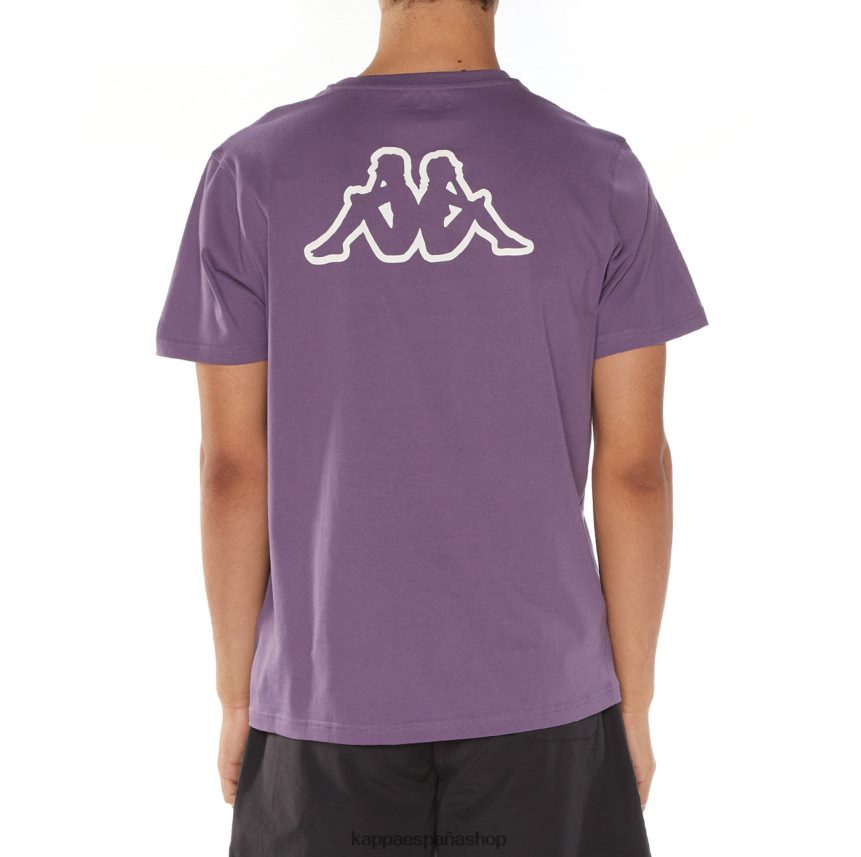Kappa hombres camiseta onis logo Violeta 4P8JZR123