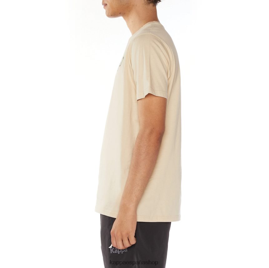Kappa hombres camiseta onis logo beige 4P8JZR114
