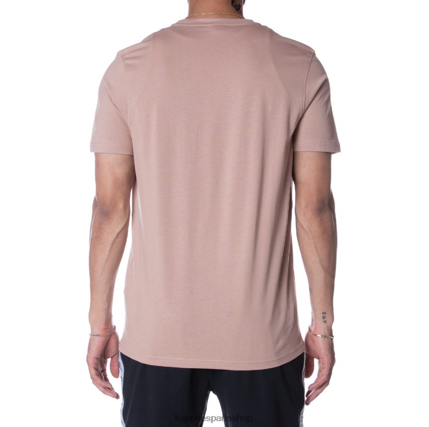 Kappa hombres camiseta osiris autentica beige 4P8JZR167