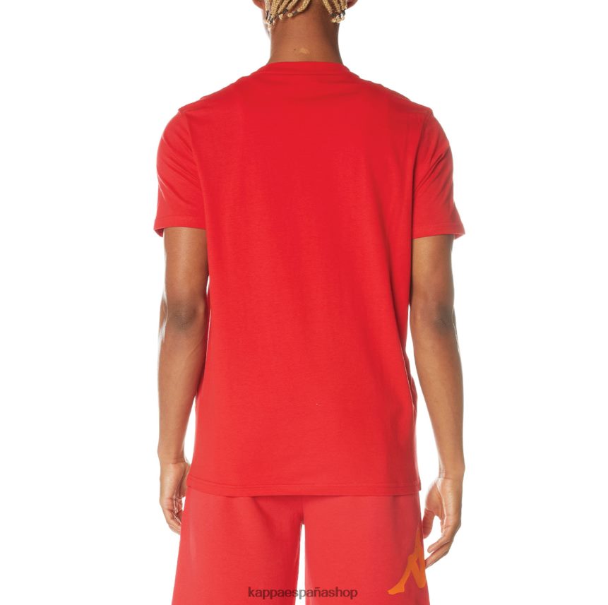 Kappa hombres camiseta ranchera auténtica rojo 4P8JZR143